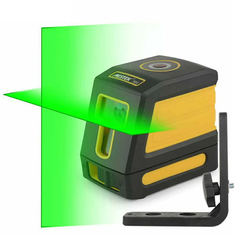 MESTEK T02 Green Laser Level Two Line Self-Leveling Horizontal And Vertical Laser Meter MESTEK T02 Green Laser Level Two Line Self-Leveling Horizontal And Vertical Laser Meter